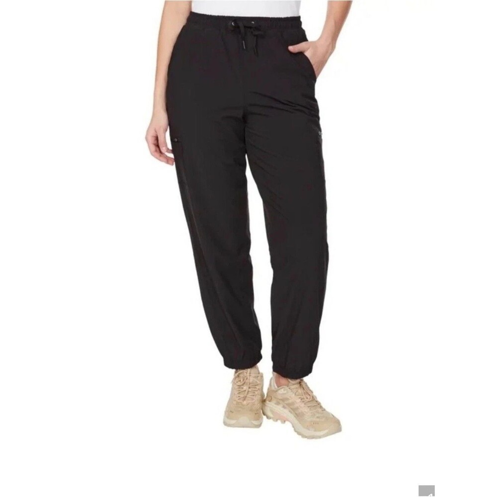 Merrell Fleece Lined Jogger Pants Black Elastic Waist Women’s XL Outdoor Hiking